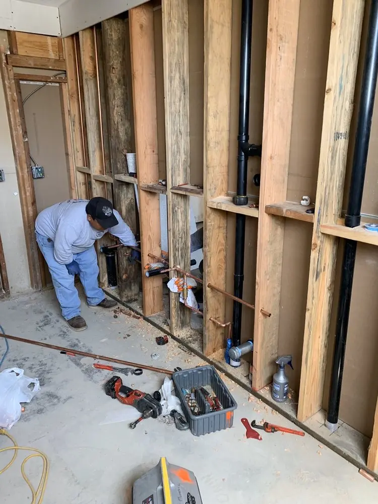 Commercial rough-in plumbing for Gas Line Repair in Gladeview
